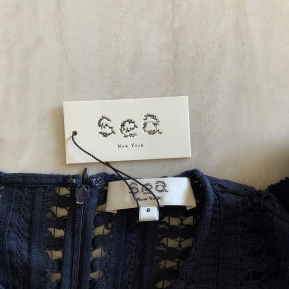 SEA NY Thora Thread Pull Tunic Dress - Picture 4 of 5